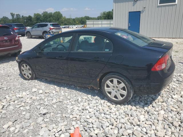 1HGFA16598L060841 - 2008 HONDA CIVIC LX BLACK photo 2