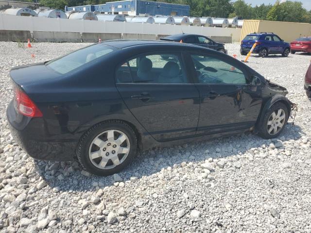 1HGFA16598L060841 - 2008 HONDA CIVIC LX BLACK photo 3