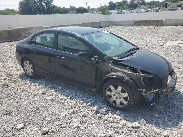 1HGFA16598L060841 - 2008 HONDA CIVIC LX BLACK photo 4
