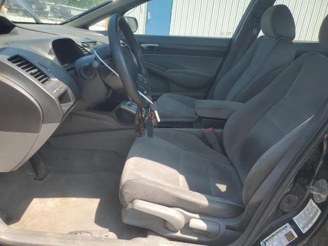 1HGFA16598L060841 - 2008 HONDA CIVIC LX BLACK photo 7
