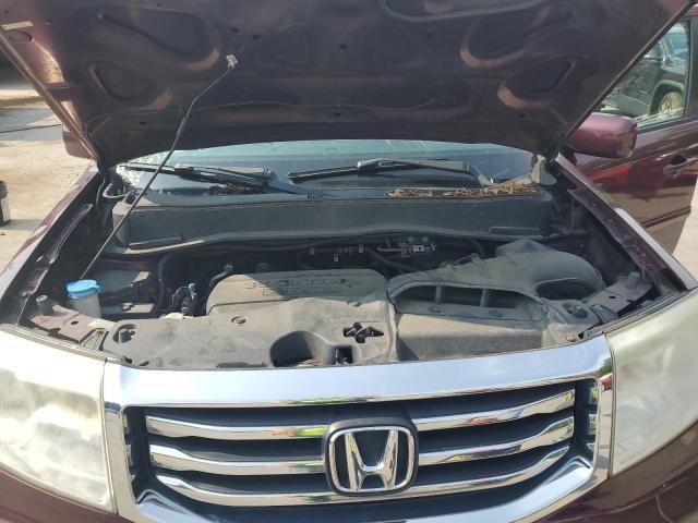 5FNYF4H55DB015092 - 2013 HONDA PILOT EXL ბურგუნდია ფოტო 12