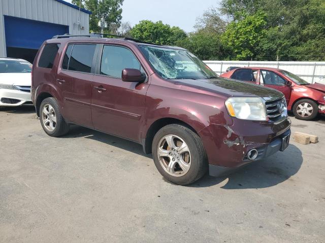 5FNYF4H55DB015092 - 2013 HONDA PILOT EXL ბურგუნდია ფოტო 4