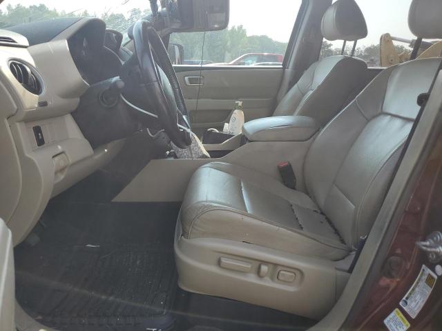 5FNYF4H55DB015092 - 2013 HONDA PILOT EXL ბურგუნდია ფოტო 7
