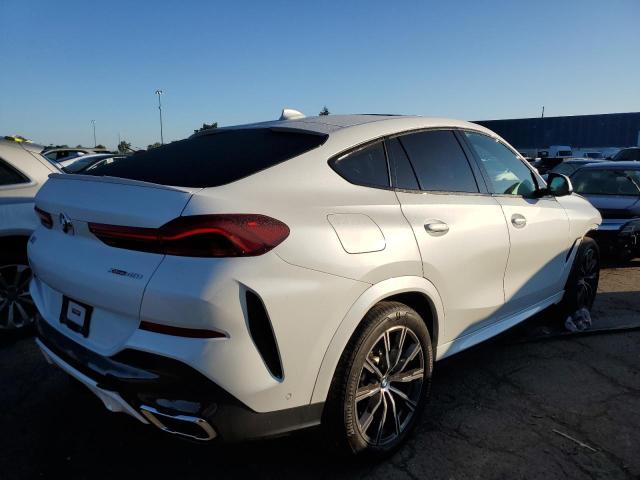 5UXCY6C09M9E45232 - 2021 BMW X6 XDRIVE40I WHITE photo 3