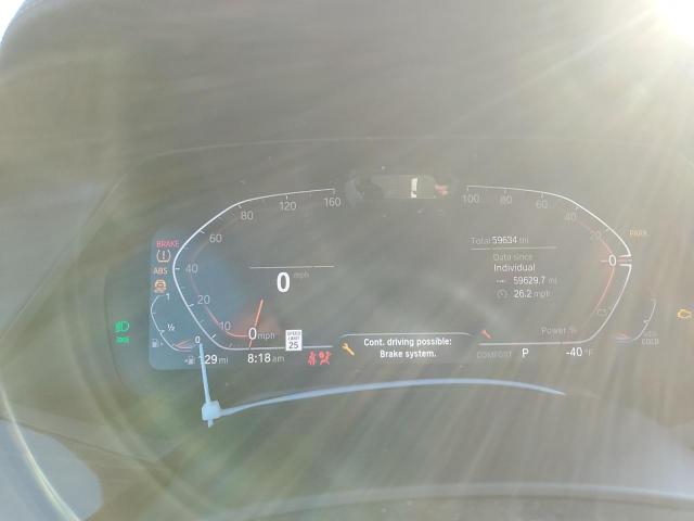 5UXCY6C09M9E45232 - 2021 BMW X6 XDRIVE40I WHITE photo 9