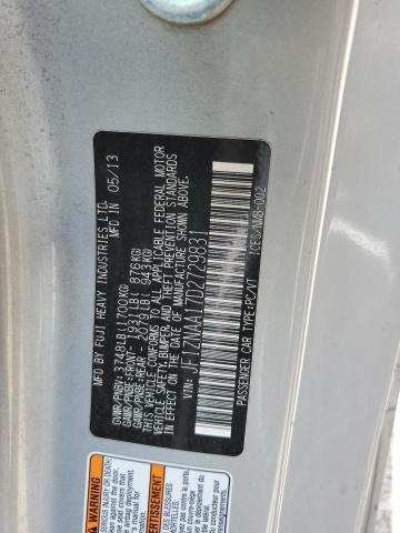 JF1ZNAA17D2729831 - 2013 TOYOTA SCION FR-S 银色 照片 12