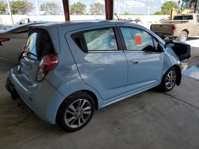 KL8CL6S09GC595386 - 2016 CHEVROLET SPARK EV 2LT BLUE photo 3