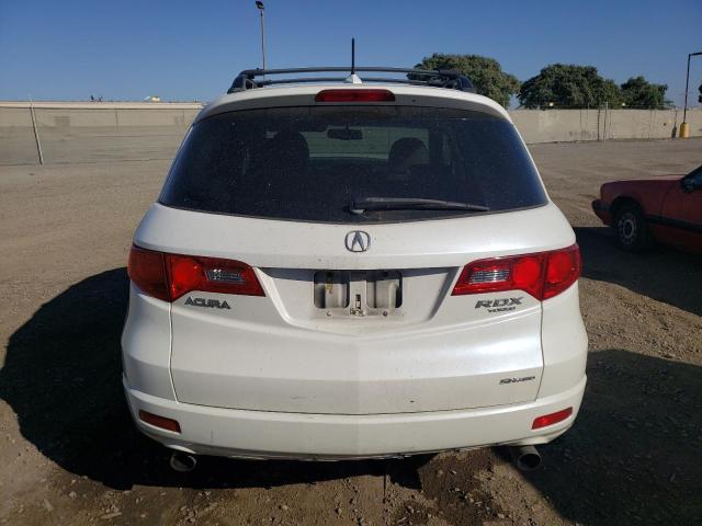 5J8TB18507A009638 - 2007 ACURA RDX TECHNOLOGY WHITE photo 6