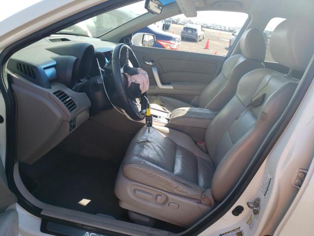 5J8TB18507A009638 - 2007 ACURA RDX TECHNOLOGY WHITE photo 7