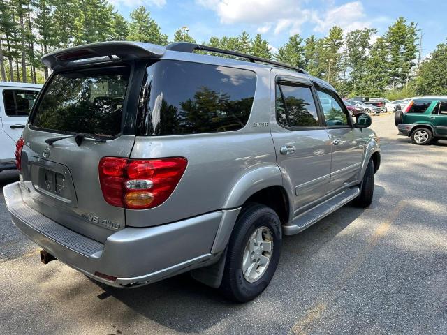 5TDBT48A32S085730 - 2002 TOYOTA SEQUOIA LIMITED CHARCOAL photo 4