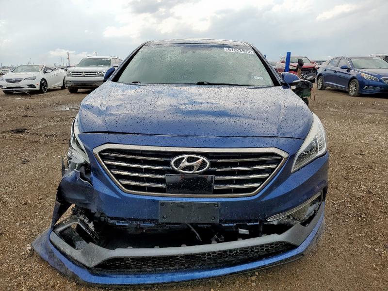 5NPE34AF9GH349355 - 2016 HYUNDAI SONATA SPORT BLUE photo 5