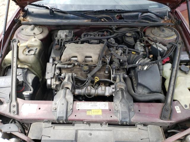 2G1WL52M2V1106923 - 1997 CHEVROLET LUMINA BASE BURGUNDY photo 11