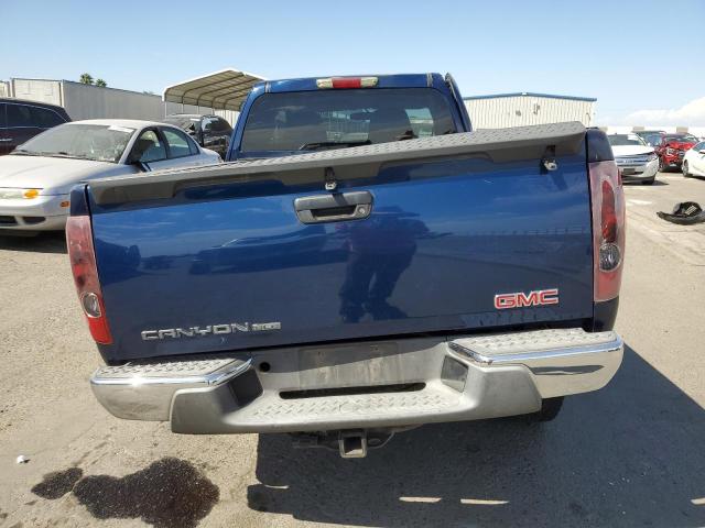 1GTDS196848138708 - 2004 GMC CANYON BLUE photo 6