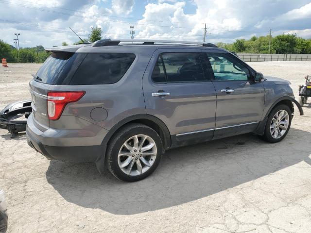 1FM5K8F87EGA98725 - 2014 FORD EXPLORER LIMITED GRAY photo 3