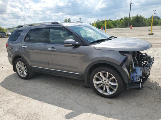 1FM5K8F87EGA98725 - 2014 FORD EXPLORER LIMITED GRAY photo 4