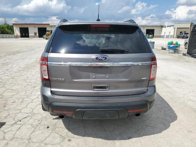 1FM5K8F87EGA98725 - 2014 FORD EXPLORER LIMITED GRAY photo 6