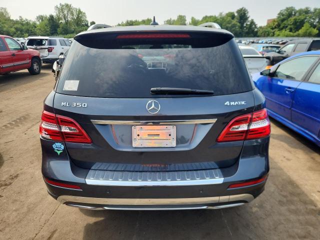 4JGDA5HB2CA052709 - 2012 MERCEDES-BENZ ML 350 4MATIC BLUE photo 6