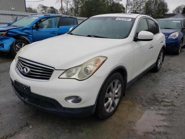 JNKAJ09EX8M300227 - 2008 INFINITI EX35 BASE WHITE photo 1