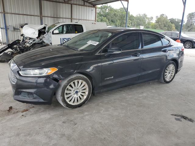 3FA6P0LU7DR150395 - 2013 FORD FUSION SE HYBRID BLACK photo 1