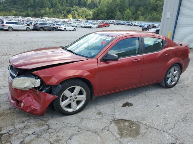 1B3LC56R58N288721 - 2008 DODGE AVENGER SXT BURGUNDY photo 1