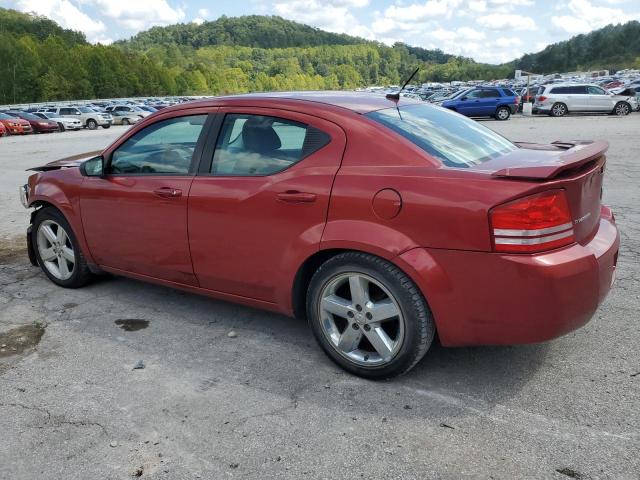 1B3LC56R58N288721 - 2008 DODGE AVENGER SXT BURGUNDY photo 2