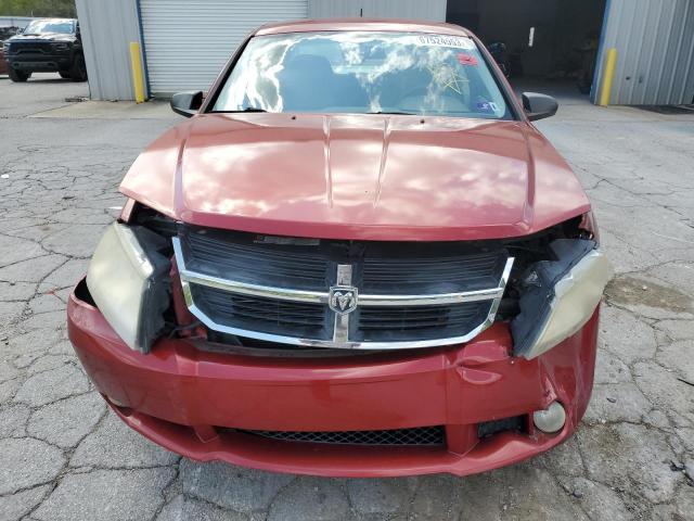 1B3LC56R58N288721 - 2008 DODGE AVENGER SXT BURGUNDY photo 5