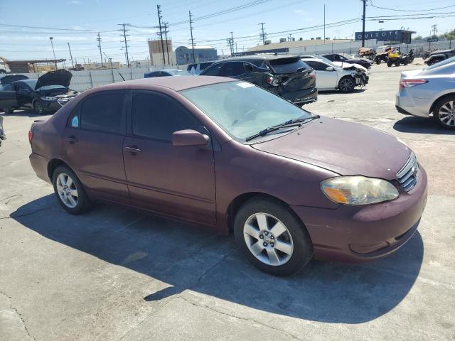 2T1BR32E87C772948 - 2007 TOYOTA COROLLA CE BURGUNDY photo 4