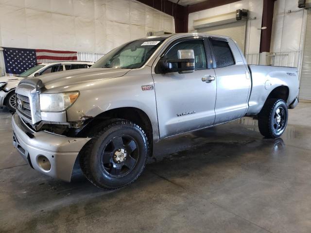 5TBBV58128S500747 - 2008 TOYOTA TUNDRA DOUBLE CAB LIMITED SILVER photo 1
