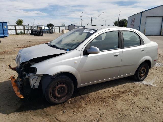 KL1TD52615B285570 - 2005 CHEVROLET AVEO BASE SILVER photo 1