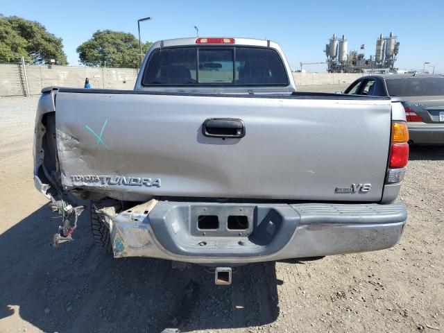 5TBRT34104S455297 - 2004 TOYOTA TUNDRA ACCESS CAB SR5 SILVER photo 6
