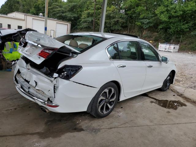 1HGCR3F86GA006750 - 2016 HONDA ACCORD EXL WHITE photo 3