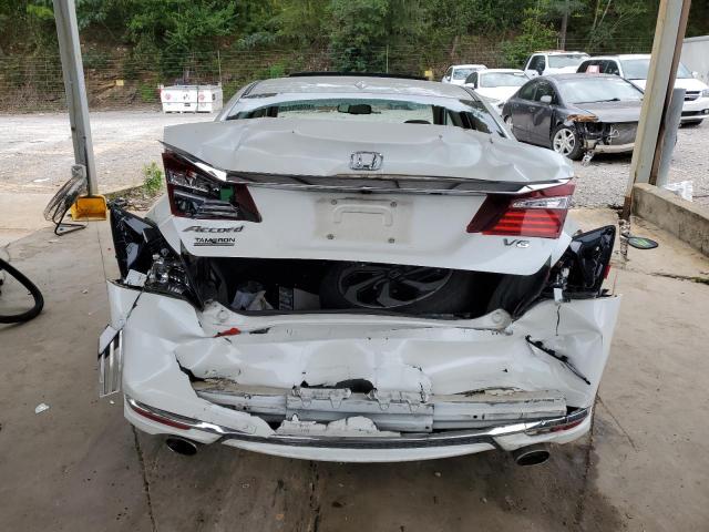 1HGCR3F86GA006750 - 2016 HONDA ACCORD EXL WHITE photo 6