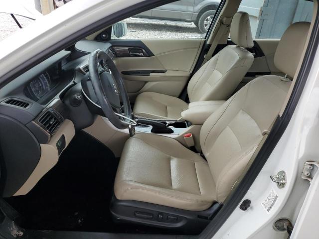 1HGCR3F86GA006750 - 2016 HONDA ACCORD EXL WHITE photo 7