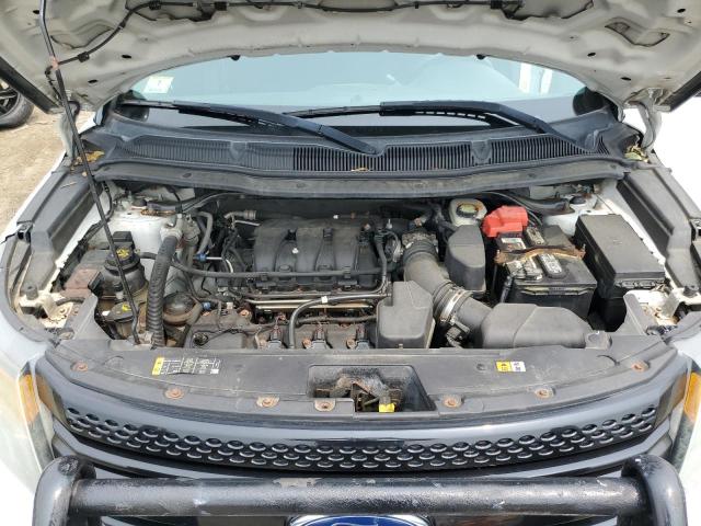 1FM5K8AR0DGC73105 - 2013 FORD EXPLORER POLICE INTERCEPTOR WHITE photo 12