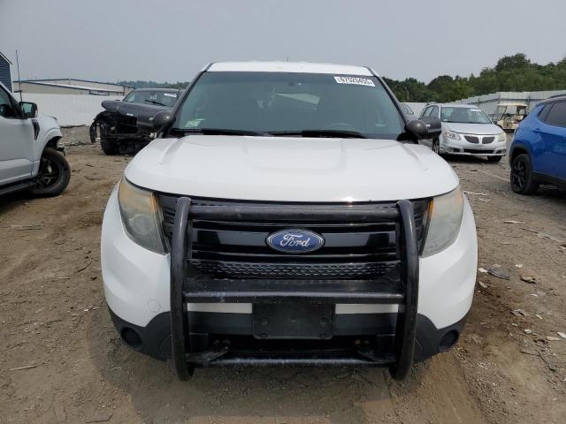 1FM5K8AR0DGC73105 - 2013 FORD EXPLORER POLICE INTERCEPTOR WHITE photo 5