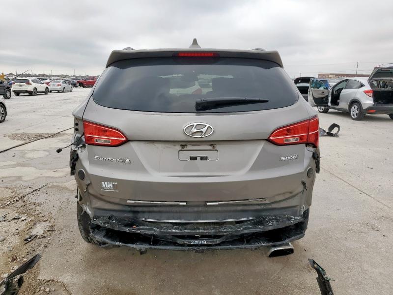 5XYZU3LB3DG029132 - 2013 HYUNDAI SANTA FE S GRAY photo 6