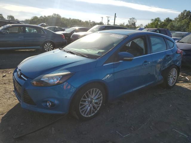 1FADP3N25EL188843 - 2014 FORD FOCUS TITANIUM BLUE photo 1