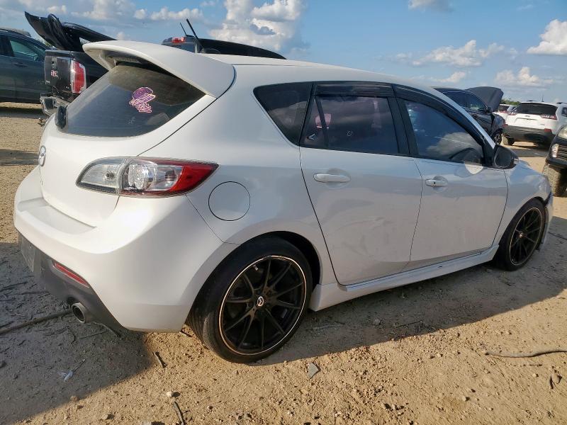 JM1BL1L30D1750820 - 2013 MAZDA SPEED 3 WHITE photo 3