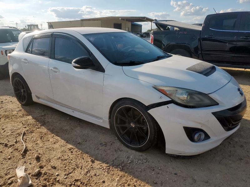 JM1BL1L30D1750820 - 2013 MAZDA SPEED 3 WHITE photo 4