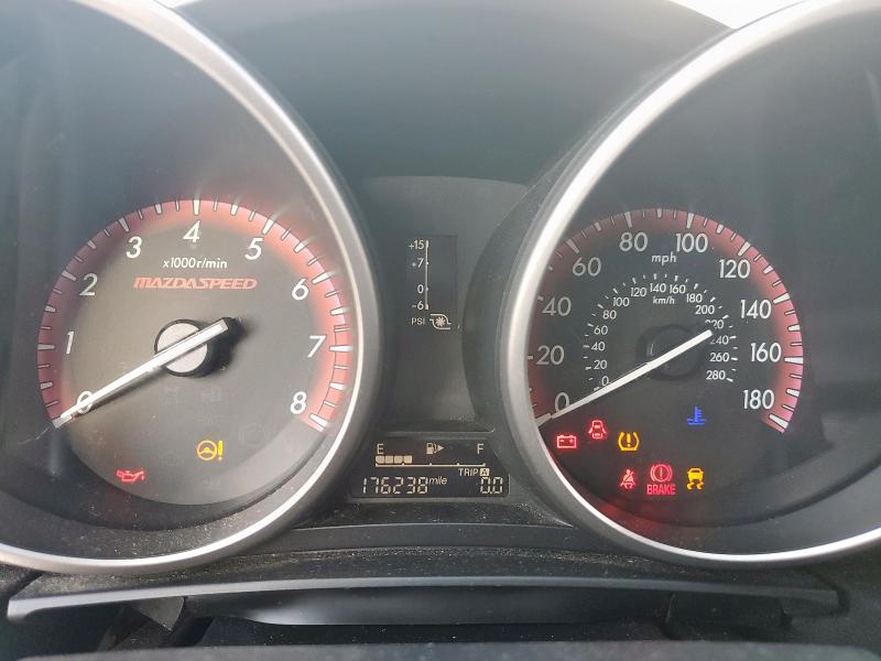 JM1BL1L30D1750820 - 2013 MAZDA SPEED 3 WHITE photo 9