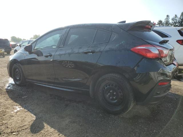 3G1BE6SM5JS641709 - 2018 CHEVROLET CRUZE LT BLACK photo 2