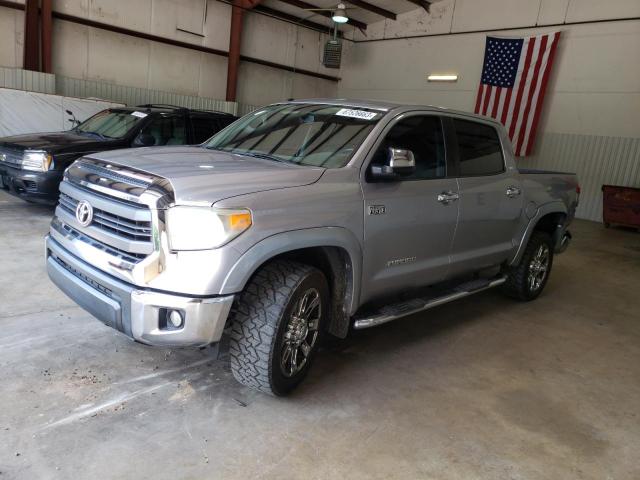 5TFEY5F15FX173721 - 2015 TOYOTA TUNDRA CREWMAX SR5 SILVER photo 1