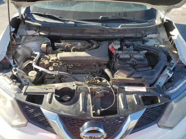 KNMAT2MT4GP619763 - 2016 NISSAN ROGUE S WHITE photo 12