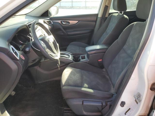 KNMAT2MT4GP619763 - 2016 NISSAN ROGUE S WHITE photo 7