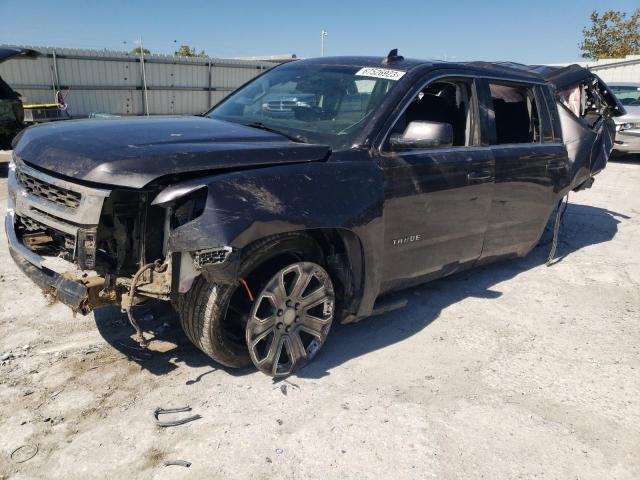 1GNSKBKC2HR135629 - 2017 CHEVROLET TAHOE K1500 LT BLACK photo 1