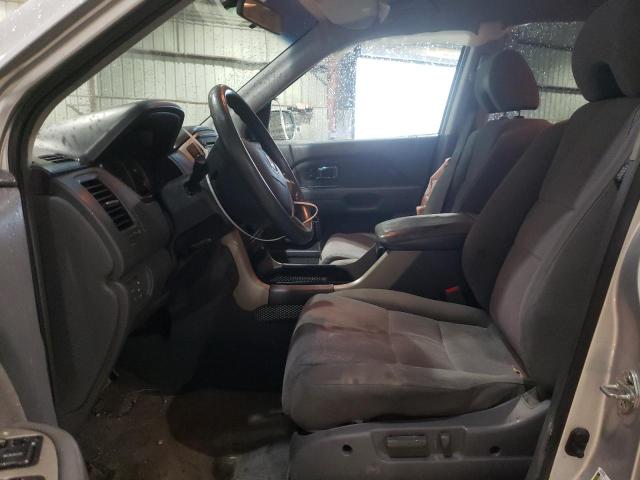 5FNYF28446B026440 - 2006 HONDA PILOT EX SILVER photo 7