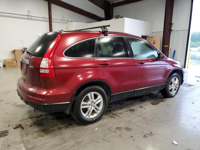 5J6RE4H72AL057196 - 2010 HONDA CR-V EXL RED photo 3