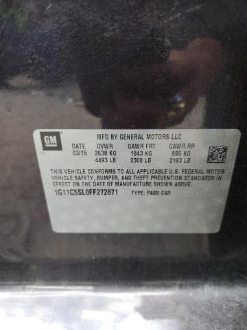 1G11C5SL0FF272871 - 2015 CHEVROLET MALIBU 1LT BLUE photo 13