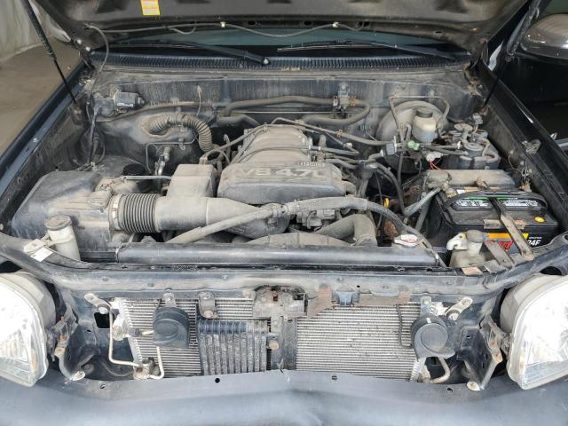 5TBBT441X2S280156 - 2002 TOYOTA TUNDRA ACCESS CAB BLACK photo 11