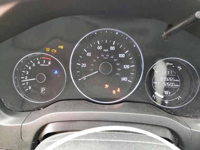 3CZRU6H37KM702095 - 2019 HONDA HR-V LX GRAY photo 9